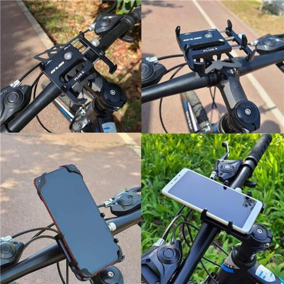 Bike Phone Mount Holder, Aluminum Phone Holder Mount with 360° Rotation - Picture 4 of 16